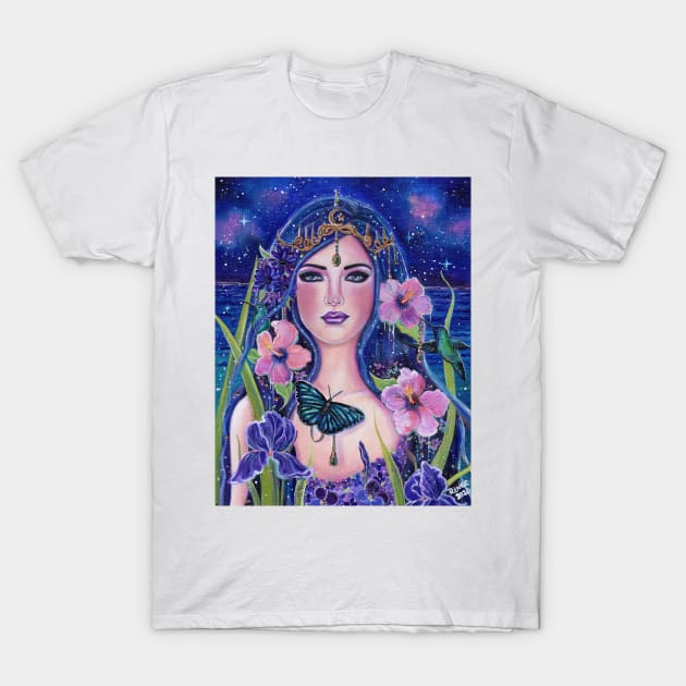 Gaia goddess art by Renee L.Lavoie T-Shirt by ReneeLLavoie